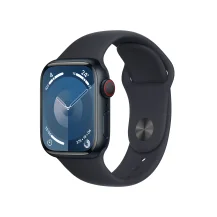 Smartwatch Apple Watch Series 9 GPS + Cellular Cassa 41mm in Alluminio Mezzanotte con Cinturino Sport - M/L [MRHT3QL/A]