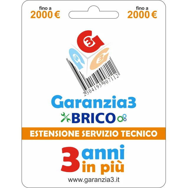 Garanzia 3 Garanzia3 Brico 2000 [G3BPDIT2000]