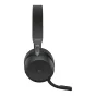 Cuffia con microfono Jabra Evolve2 75 Auricolare Wireless A Padiglione Ufficio Bluetooth Base di ricarica Nero [27599-999-989]