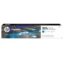 HP 981X High Yield Cyan Original PageWide Cartridge