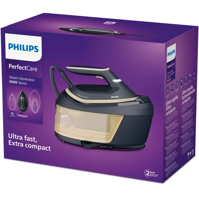 SCOPRI LE OFFERTE ONLINE SU Ferro da stiro con caldaia Philips PerfectCare  6000 Series PSG6066/20 generatore di vapore [PSG6066]