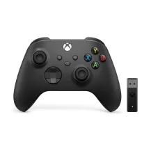 Microsoft Xbox Wireless Controller + Adapter for Windows 10 Nero Gamepad PC, One, One S, X, Series X (Xbox PC With Adapter) [1VA-00002]