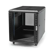 StarTech.com Armadio server rack chiuso a ribalta 12U 90 cm con ruote [RK1236BKF]