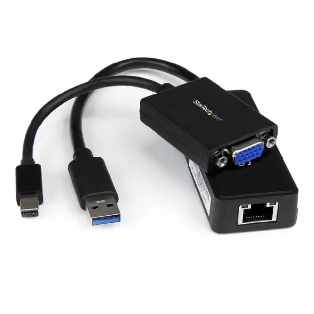 StarTech.com Kit di adattatori VGA e Gigabit Ethernet per ThinkPad X1 Carbon Lenovo - MDP a USB 3.0 GbE
