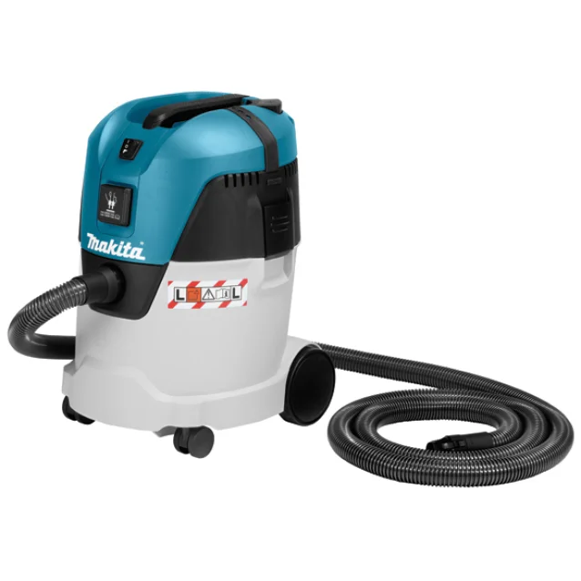 Makita VC2512L aspirapolvere di polvere Nero, Blu, Metallico 25 L 1000 W [VC2512L]