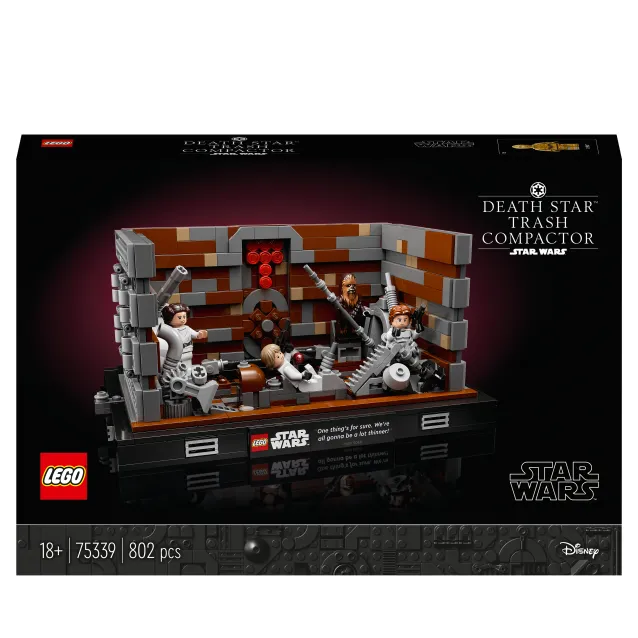 LEGO Star Wars Diorama Compattatore di Rifiuti Morte Nera [75339]