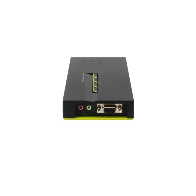 LevelOne KVM-0421 switch per keyboard-video-mouse (kvm) Nero, Verde [KVM-0421]