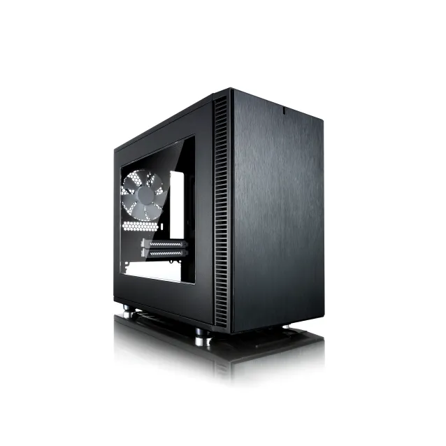 Case PC Fractal Design Define Nano S - Window Mini Tower Nero [FD-CA-DEF-NANO-S-BK-W]