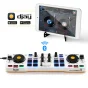 Controller per DJ Hercules DJControl Control MIX Bluetooth Pour Smartphone et tablettes ( Andoid e 2 canali Nero, Bianco, Giallo [SS-1942]