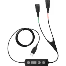 Jabra Link 265 cavo audio USB2.0 2x QD Nero [265-09]