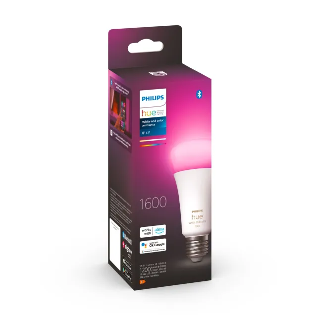 Philips by Signify Hue White and Color ambiance Lampadina Smart E27 100 W [8719514288157]