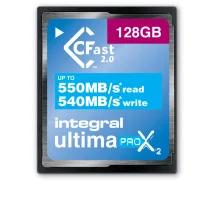 Integral 128GB ULTIMAPRO X2 CFAST 2.0 memoria flash (128GB CARD UP TO READ 550MB/s WRITE 540 MB/s INTEGRAL) [INCFA128G-550/540]