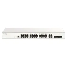 D-Link DBS-2000-28 switch di rete Gestito L2 Gigabit Ethernet [10/100/1000] Grigio (D-Link Nuclias Cloud-Managed - Switch 24 x 10/100/1000 + 4 combo SFP) [DBS-2000-28]