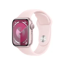 Smartwatch Apple Watch Series 9 GPS Cassa 41mm in Alluminio Rosa con Cinturino Sport Confetto - S/M [MR933QL/A]