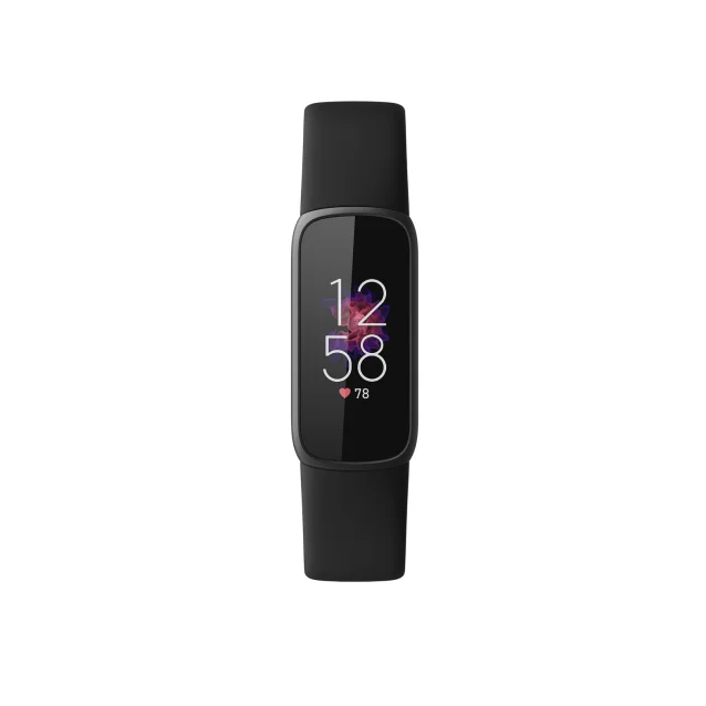 Rilevatore di attività Fitbit Luxe AMOLED Braccialetto per rilevamento Nero, Grafite [FB422BKBK]