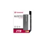 Hard disk esterno Transcend StoreJet 25C3 disco rigido 2 TB Grigio [TS2TSJ25C3N]