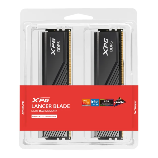 ADATA LANCER BLADE RGB memoria 48 GB 2 x 24 DDR5 6000 MHz [AX5U6000C3024G-DTLABRBK]