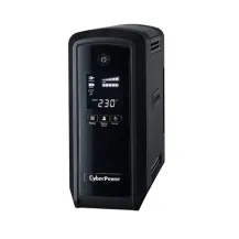 CyberPower CP900EPFCLCD-UK gruppo di continuità [UPS] A linea interattiva 0,9 kVA 540 W 6 presa[e] AC (UPS 90VA/540W CP900EPFCLCD - SINEWAVE GREEN POWER LCD USB) [CP900EPFCLCD-UK]