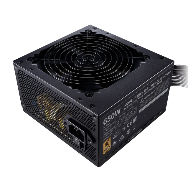 Cooler Master MWE 650 Bronze 230V V2 alimentatore per computer W 24-pin ATX Nero [MPE-6501-ACABW-BEU]