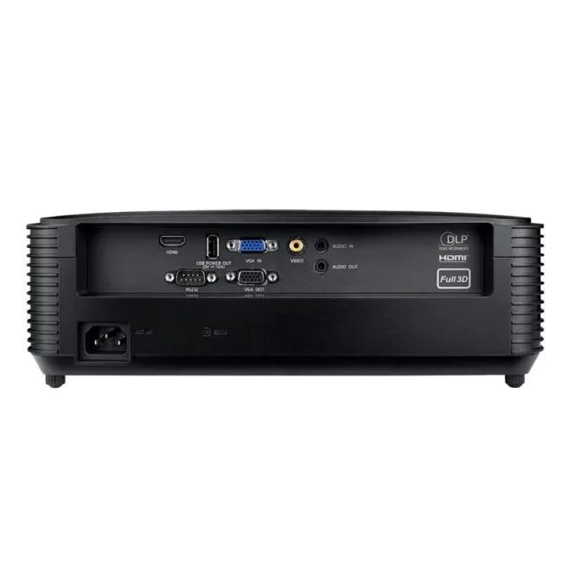 Optoma DX322 videoproiettore Proiettore a raggio standard 3800 ANSI lumen DLP XGA [1024x768] CompatibilitÃ  3D Nero (DX322 BRIGHT PROJECTOR - LUM HDMI/USB) [E9PX7D601EZ3]