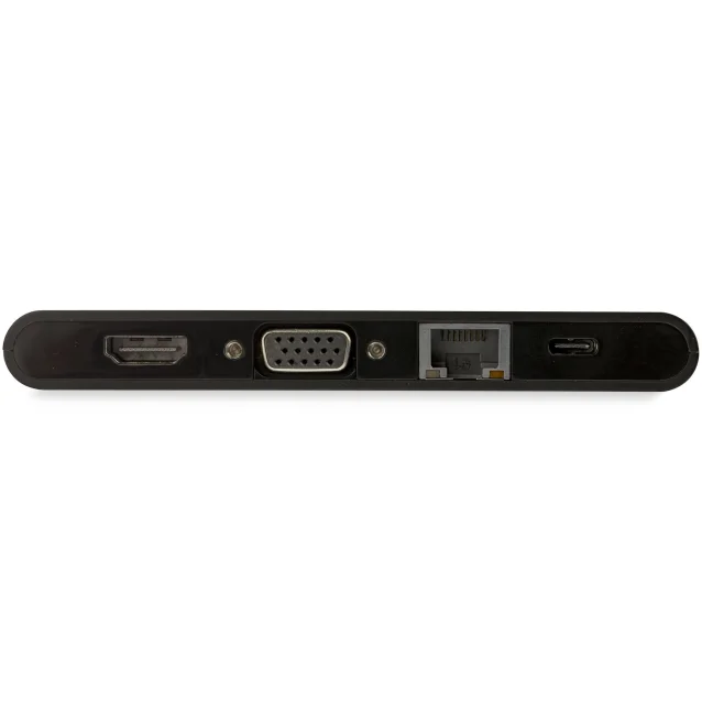 StarTech.com Adattatore Multi-porta USB-C con HDMI e VGA per portatili - 3x USB 3.0 Lettore Schede SD PD Cavo integrato (USB C MULTIPORT ADAPTER 100W 4K HUB PD) [DKT30CHVSCPD]