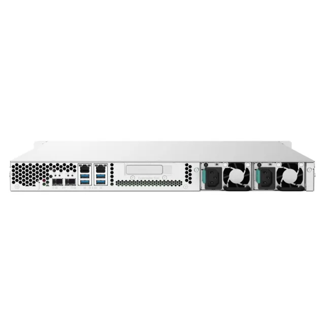 Server NAS QNAP TS-432PXU-RP Rack (1U) Collegamento ethernet LAN Nero Alpine AL-324 [TS-432PXU-RP-2G]