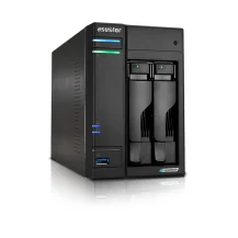 Server NAS Asustor LOCKERSTOR 2 Gen2 (AS6702T) Desktop Collegamento ethernet LAN Nero N5105 [90-AS6702T]