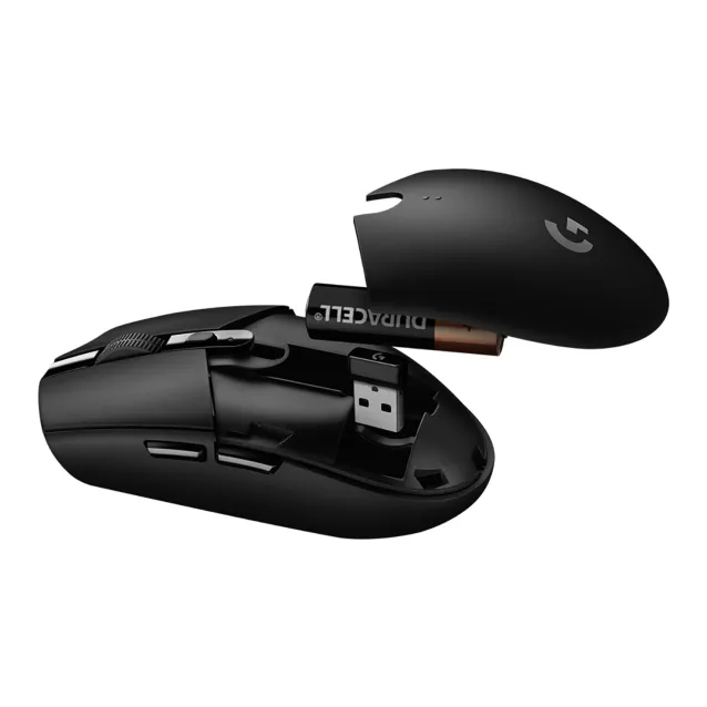 Logitech G G305 mouse Giocare Mano destra RF senza fili + Bluetooth Ottico 12000 DPI [910-005283]