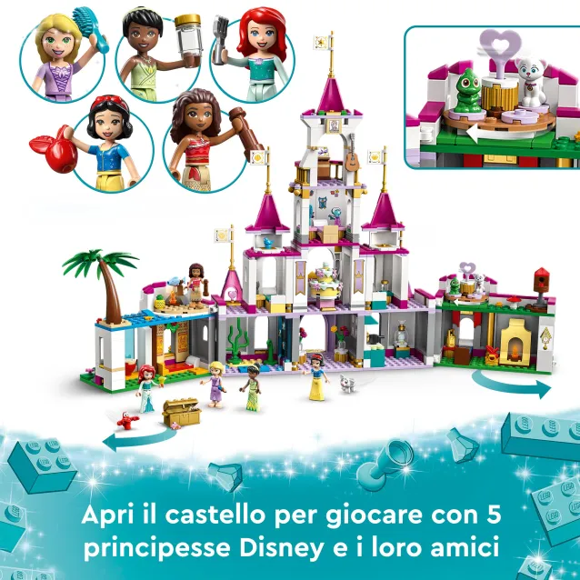 SCOPRI LE OFFERTE ONLINE SU LEGO Disney Princess Il grande castello delle  avventure [43205]