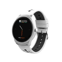 Smartwatch Canyon Oregano 3,3 cm [1.3] IPS 44 mm Nero, Argento, Bianco (Canyon Smart Watch Black White) [CNS-SW81SW]