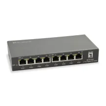 LevelOne GEP-0823 switch di rete Gigabit Ethernet (10/100/1000) Supporto Power over (PoE) Nero [GEP-0823]