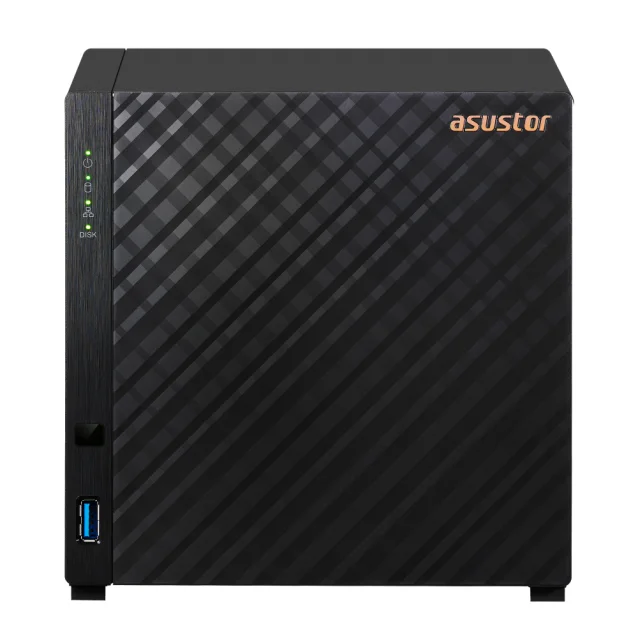 Server NAS Asustor AS1104T Compatta Collegamento ethernet LAN Nero RTD1296 [80-AS1104T00-MA-0]