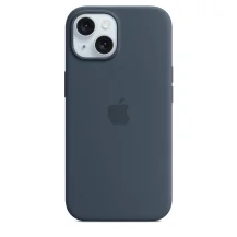 Custodia per smartphone Apple MagSafe in silicone iPhone 15 - Blu Tempesta [MT0N3ZM/A]