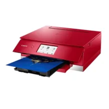 Multifunzione Canon PIXMA TS8352a - Multifunction printer colour ink-jet 216 x 297 mm [original] A4/Legal [media] up to 15 ipm [printing] 200 sheets USB 2.0, Wi-Fi[n] red [3775C118]