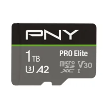 Memoria flash PNY Pro Elite 1 TB MicroSDXC UHS-I Classe 10 [P-SDU1TBV32100PRO-GE]