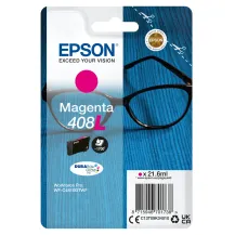 Cartuccia inchiostro Epson Singlepack Magenta 408L DURABrite Ultra Ink [C13T09K34010]