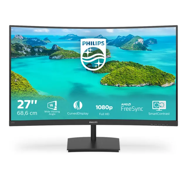 Monitor Philips E Line 271E1SCA/00 LED display 68,6 cm (27