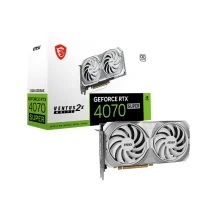 Scheda video MSI GeForce RTX 4070 SUPER 12G VENTUS 2X WHITE OC NVIDIA 12 GB GDDR6X [V513-642R]