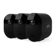 Arlo Telecamera di sicurezza senza fili Pro 5 2K Spotlight, set da 3 nero [VMC4360B-100EUS]