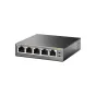 Switch di rete TP-Link TL-SG1005P Non gestito Gigabit Ethernet (10/100/1000) Supporto Power over (PoE) Nero [TL-SG1005P V1]