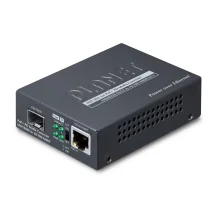 PLANET 802.3at PoE+ PD convertitore multimediale di rete 2000 Mbit/s Nero (802.3at - 10/100/1000BASE-T to 100/1000BASE-X SFP Media Converter [PoE PD, LFP supported] Warranty: 36M) [GT-805A-PD]