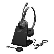 Cuffia con microfono Jabra Engage 55 SE Auricolare Wireless A Padiglione Ufficio Nero [9659-475-111]