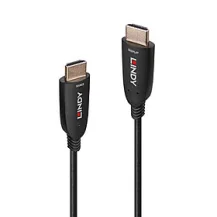Lindy 38515 cavo HDMI 50 m tipo A [Standard] Nero (50m Fibre Optic Hybrid - 8K60 Cable Warranty: 24M) [38515]
