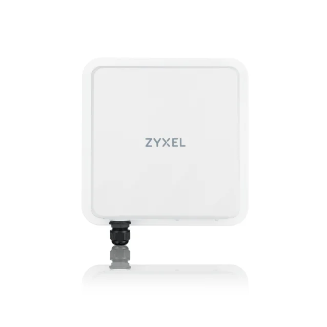 Zyxel FWA710 router wireless Multi-Gigabit Ethernet Dual-band [2.4 GHz/5 GHz] 5G Bianco (FWA710 Outdoor RouterStandalone/Nebula with 1 year Nebula Pro License 2.5G LAN EU and UK) [FWA710-EUZNN1F]