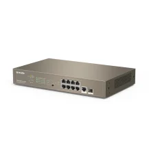 Tenda TEG5310P-8-150W switch di rete Gestito L3 Gigabit Ethernet (10/100/1000) Supporto Power over (PoE) 1U Grigio [TEG5310P-8-150W]