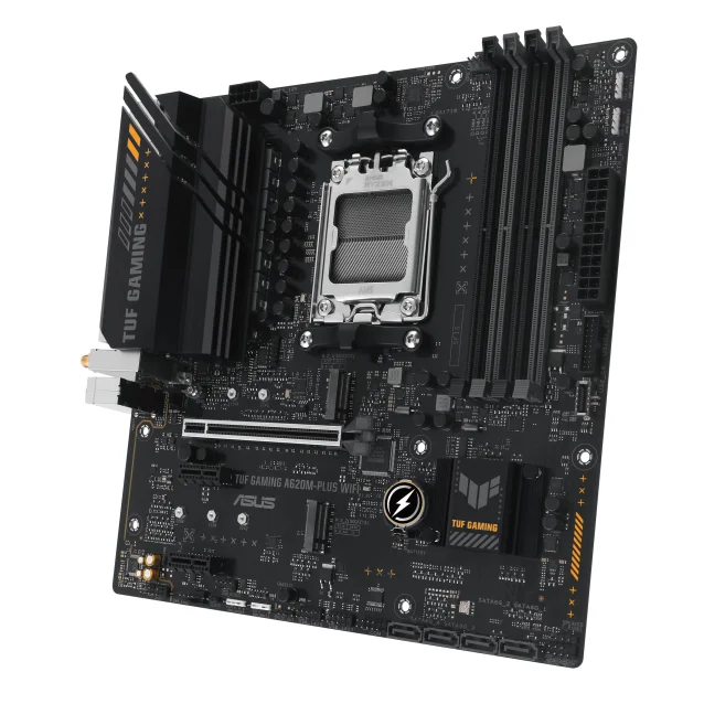 Scheda madre ASUS TUF GAMING A620M-PLUS WIFI AMD A620 Presa di corrente AM5 micro ATX [90MB1F00-M0EAY0]