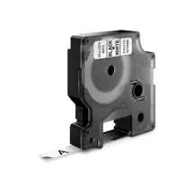 Etichette per stampante Dymo 45013 D1 12mm x 7m Black on White Tape Pack of 10 [45013PACK10]