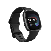 Smartwatch Fitbit Versa 4 Digitale Touch screen Grafite GPS (satellitare)