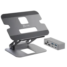j5create JTS427-N Supporto per docking station Dual 4K multiangolo [JTS427-N]