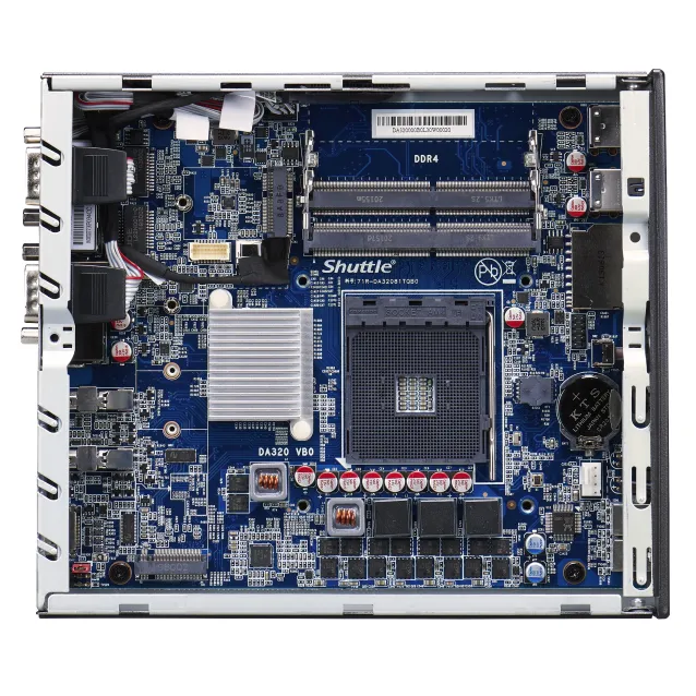 Barebone Shuttle XPС slim DA320 1.35L sized PC Nero AMD A320 Socket AM4 [PIB-DA320001] SENZA SISTEMA OPERATIVO